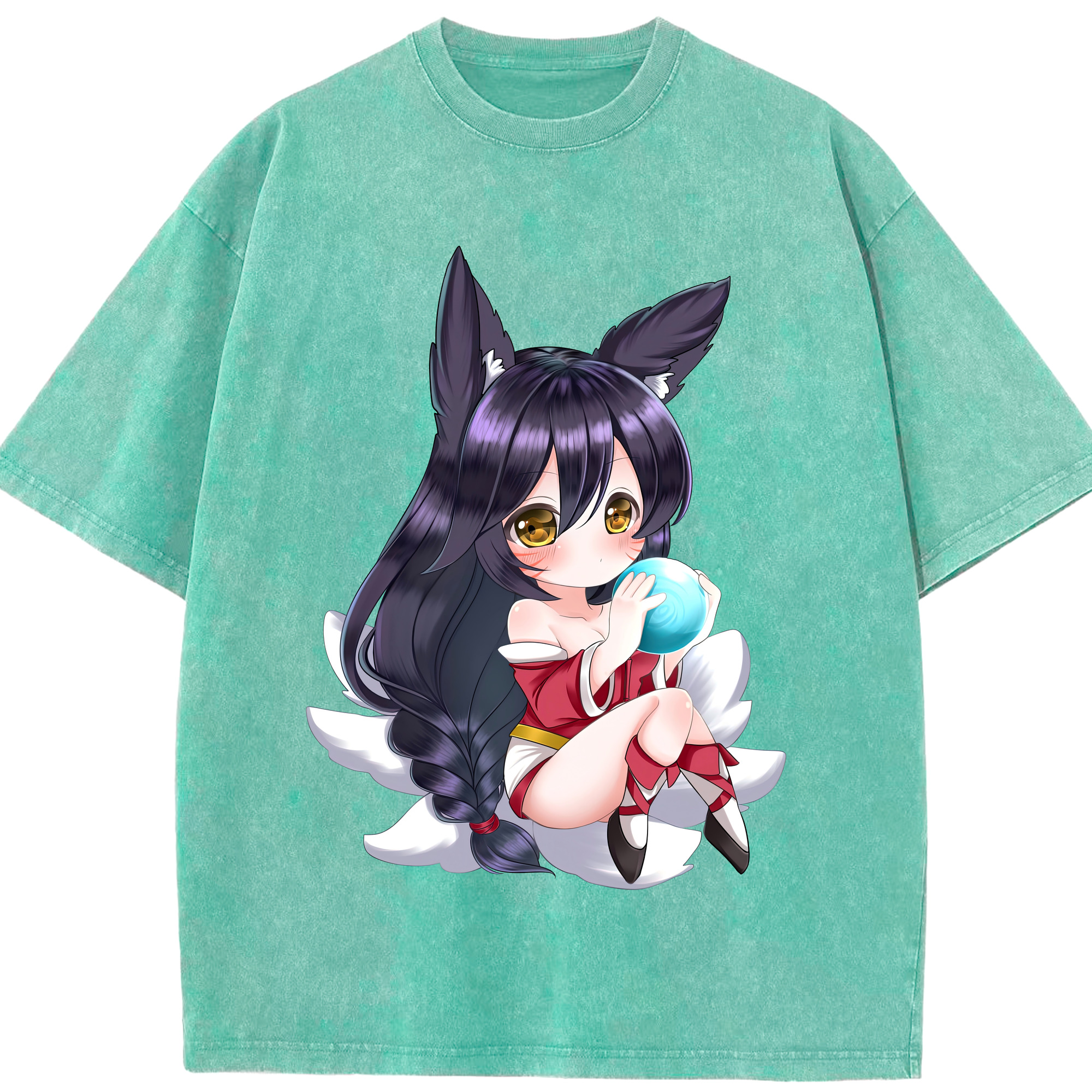 リーグ・オブ・レジェンド League of Legends LOL 綿100% ヴィンテージ風 半袖Tシャツ（フロントプリント）